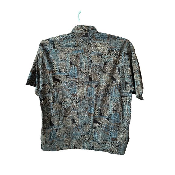 Tori Richards Men's Hawaiian Button Up Short Sleeve Shirt SZ L - Picture 3 of 8